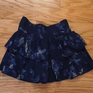 GAP Kids, Navy Floral Tiered Skort/Skirt, Size L (NWOT)